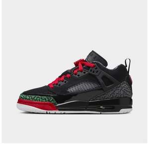 Jordan Spizike Low GS 'Black Varsity Red Classic Green'